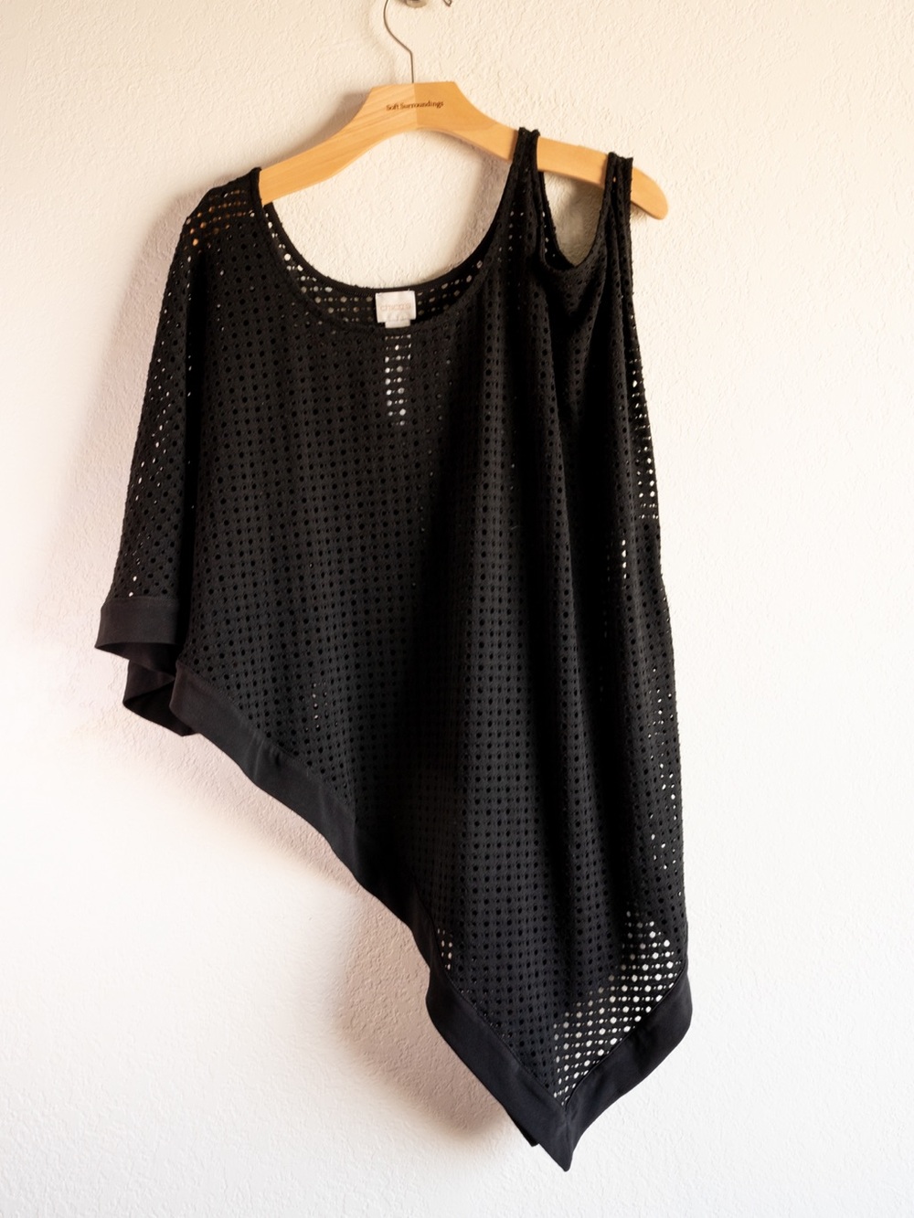 Chico's Black Swimsuit Cover/Sleeveless Top
